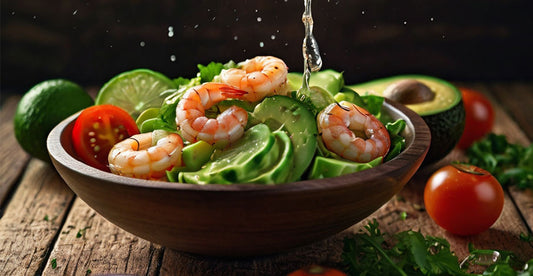 receta de ensalada refrescante de mariscos