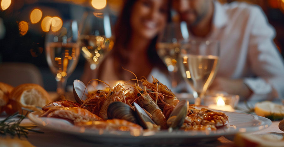 Mariscos y romance: Una combinación sublime